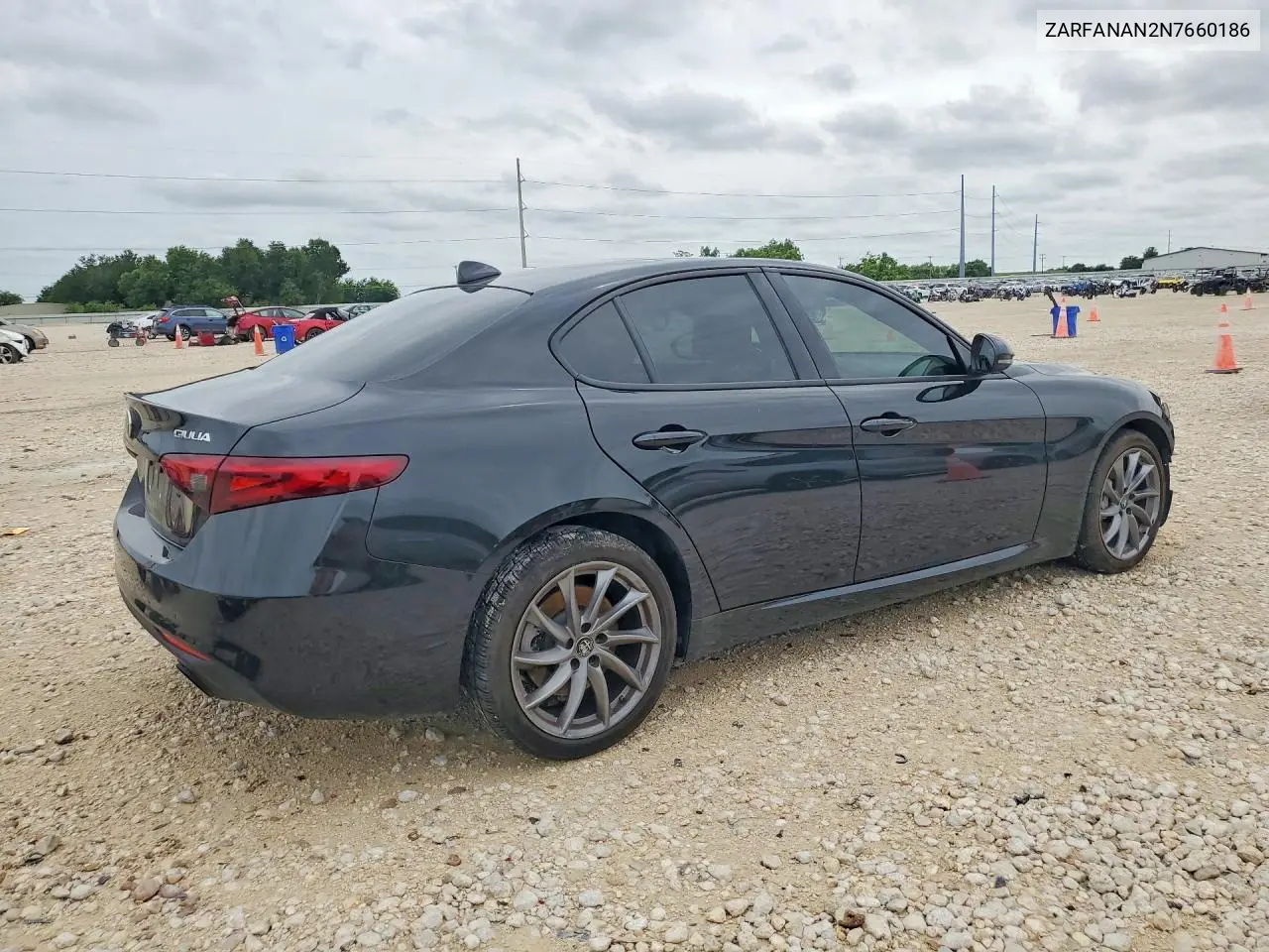 2022 Alfa Romeo Giulia VIN: ZARFANAN2N7660186 Lot: 54170646