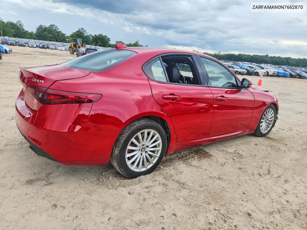 2022 Alfa Romeo Giulia VIN: ZARFAMAN0N7662870 Lot: 55350476