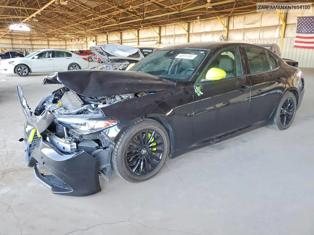 2022 Alfa Romeo Giulia VIN: ZARFAMANXN7654100 Lot: 55783546