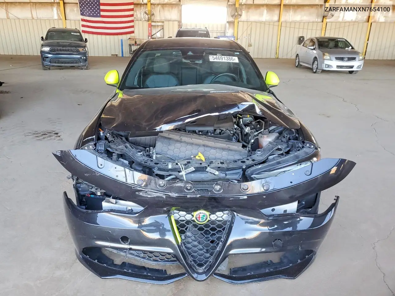2022 Alfa Romeo Giulia VIN: ZARFAMANXN7654100 Lot: 55783546