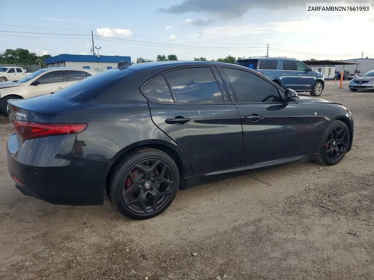 2022 Alfa Romeo Giulia Super/Super Sport VIN: ZARFAMBN2N7661993 Lot: 60436786
