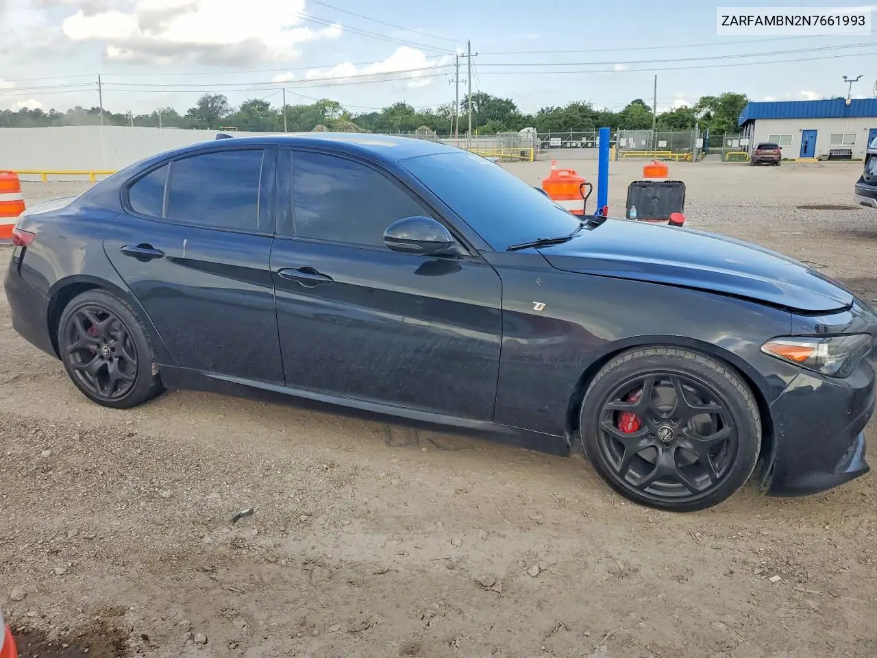 2022 Alfa Romeo Giulia Super/Super Sport VIN: ZARFAMBN2N7661993 Lot: 60436786
