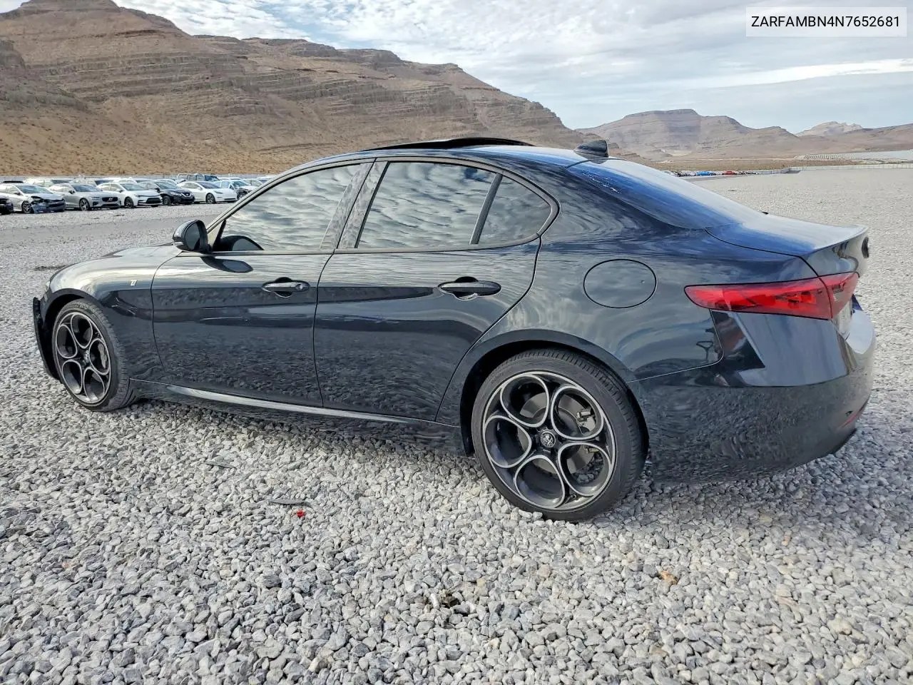 2022 Alfa Romeo Giulia Super VIN: ZARFAMBN4N7652681 Lot: 61185966