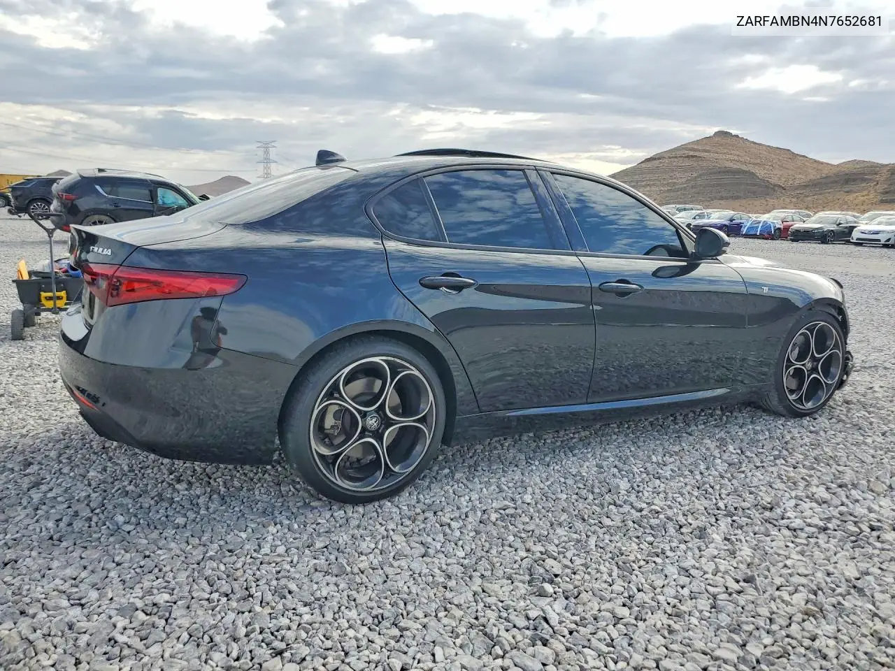 2022 Alfa Romeo Giulia Super VIN: ZARFAMBN4N7652681 Lot: 61185966