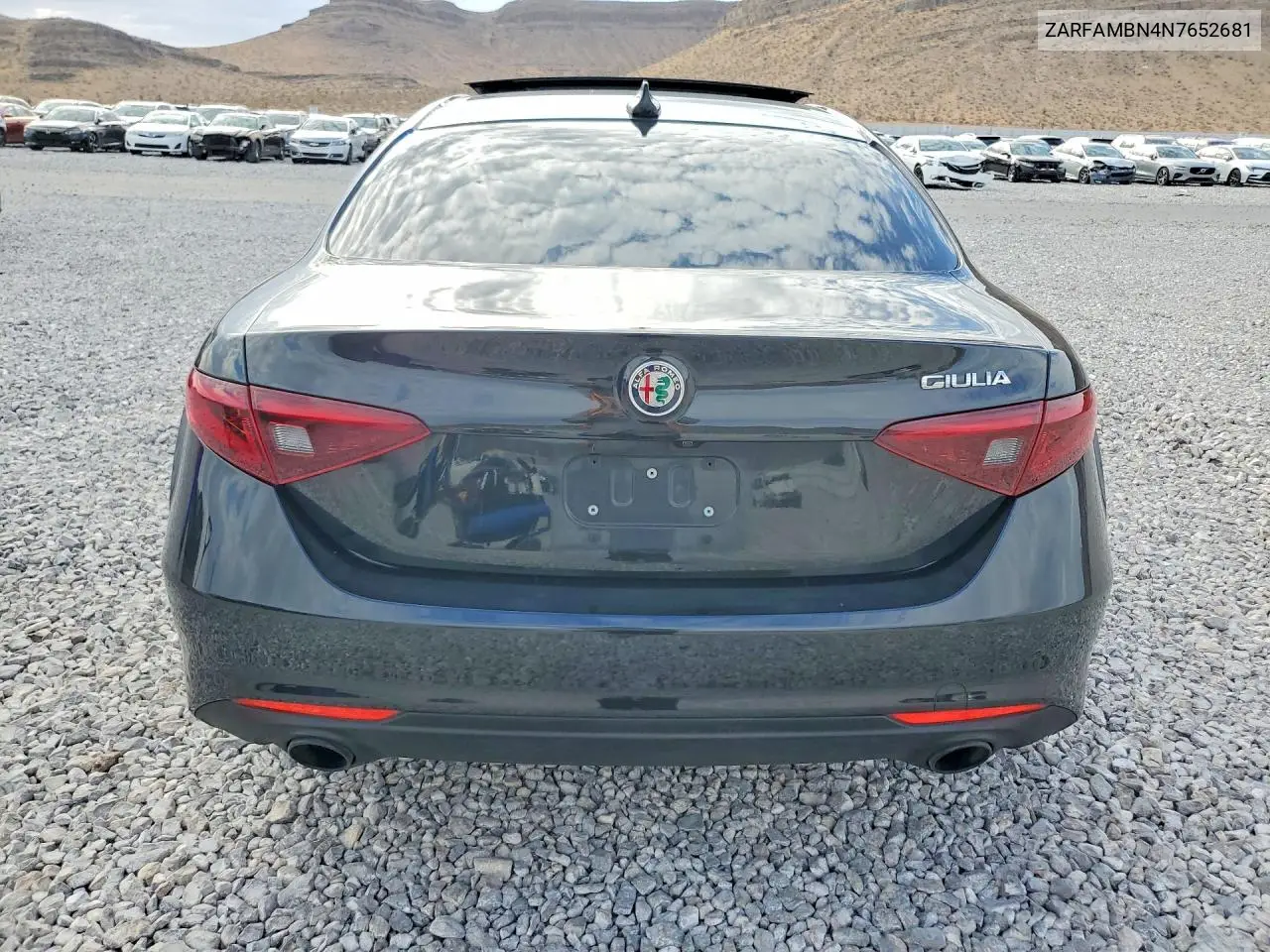 2022 Alfa Romeo Giulia Super VIN: ZARFAMBN4N7652681 Lot: 61185966