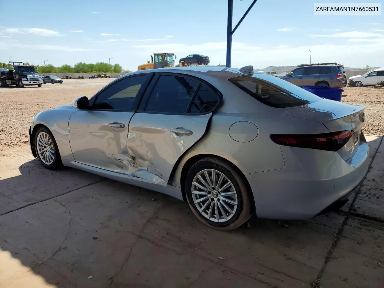 2022 Alfa Romeo Giulia VIN: ZARFAMAN1N7660531 Lot: 61379956