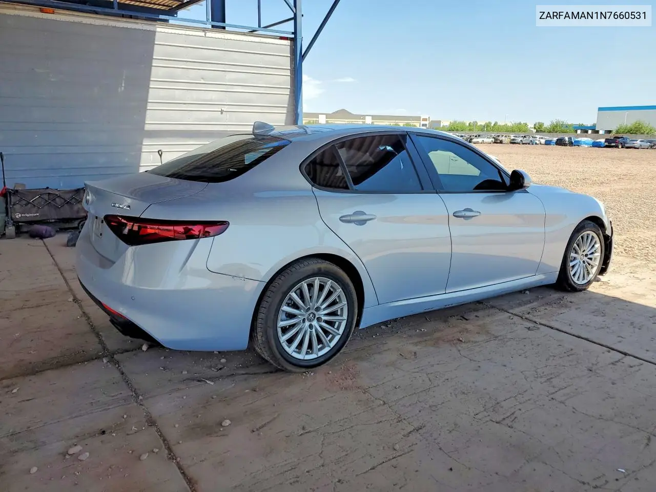 2022 Alfa Romeo Giulia VIN: ZARFAMAN1N7660531 Lot: 61379956