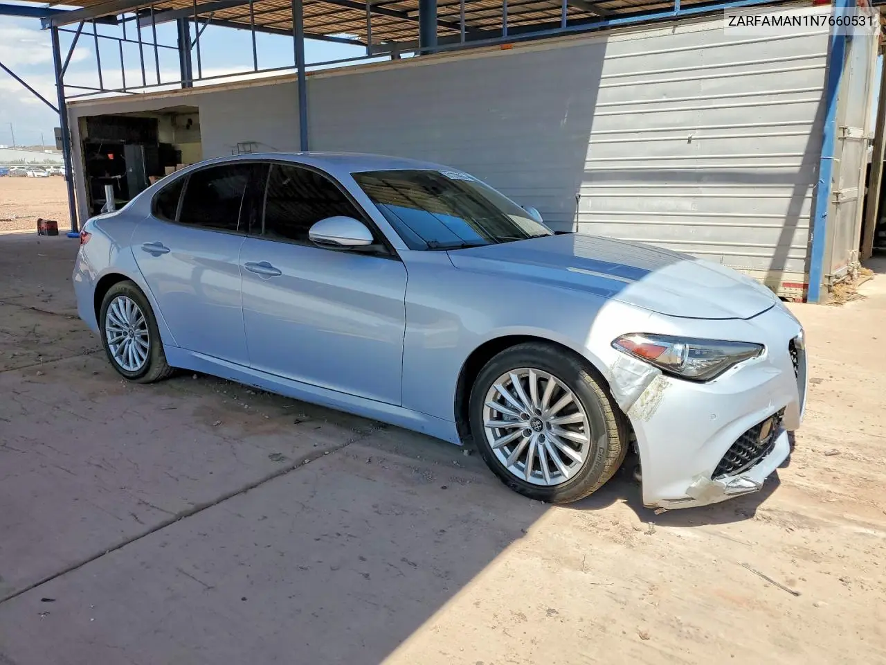 2022 Alfa Romeo Giulia VIN: ZARFAMAN1N7660531 Lot: 61379956