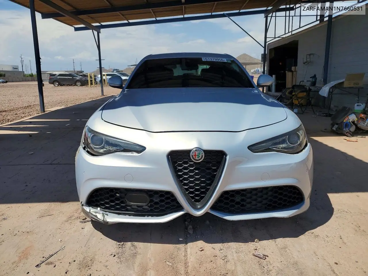 2022 Alfa Romeo Giulia VIN: ZARFAMAN1N7660531 Lot: 61379956
