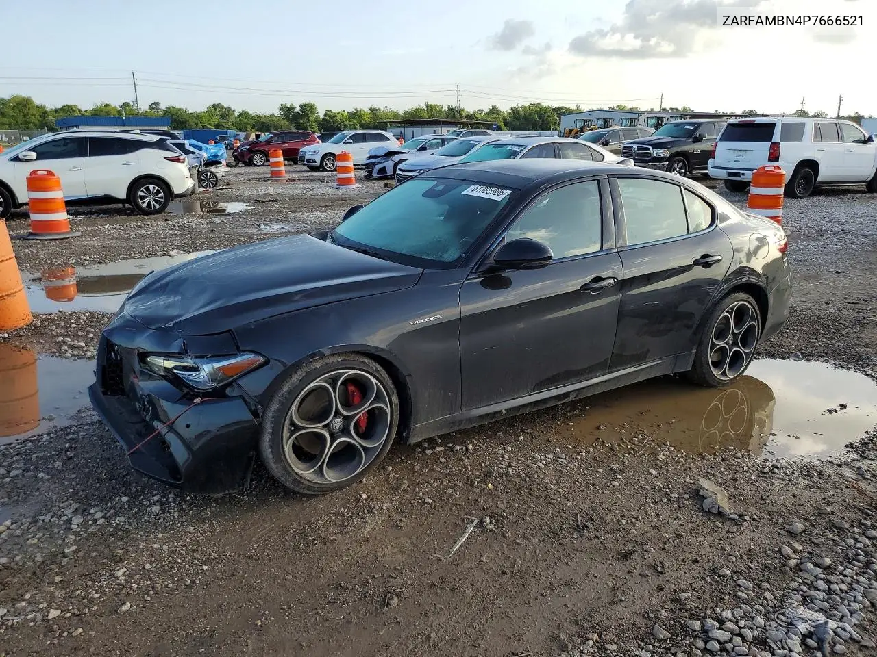 2023 Alfa Romeo Giulia Ti VIN: ZARFAMBN4P7666521 Lot: 61305906