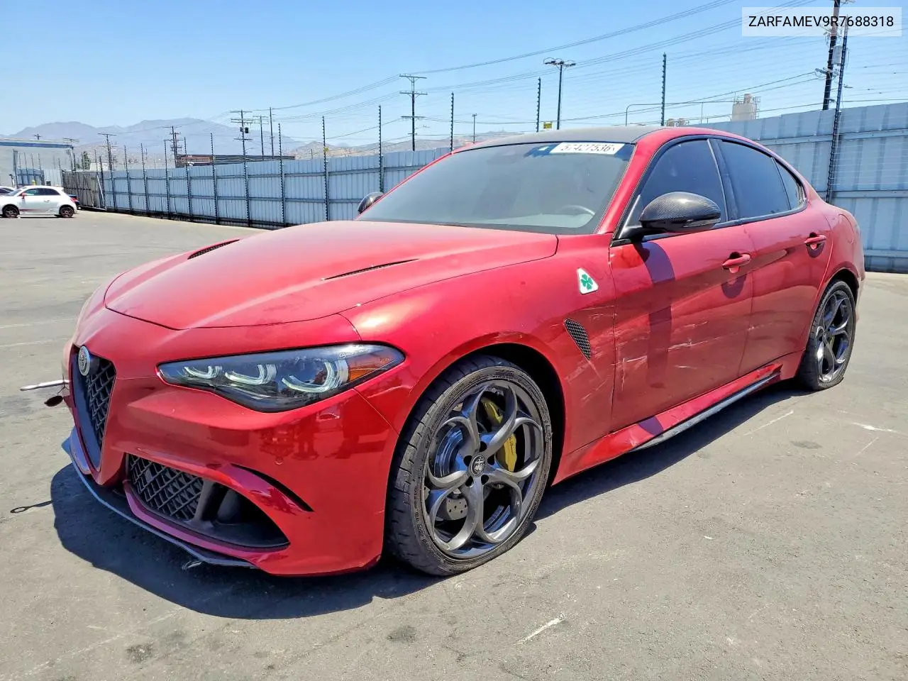 2024 Alfa Romeo Giulia Quadrifoglio VIN: ZARFAMEV9R7688318 Lot: 57427536