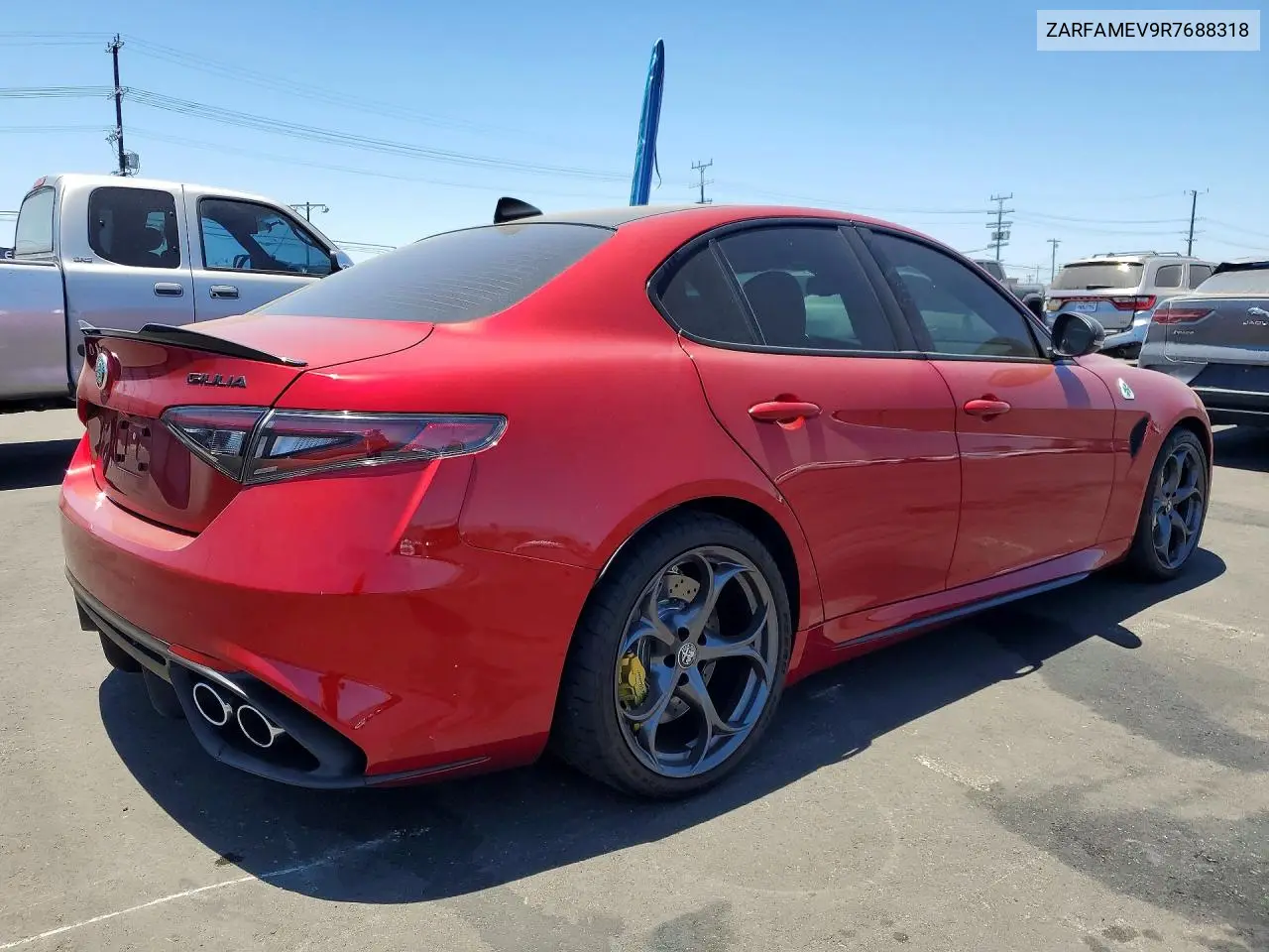 2024 Alfa Romeo Giulia Quadrifoglio VIN: ZARFAMEV9R7688318 Lot: 57427536