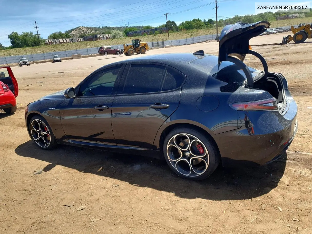 2024 Alfa Romeo Giulia Ti VIN: ZARFANBN5R7683367 Lot: 57434616