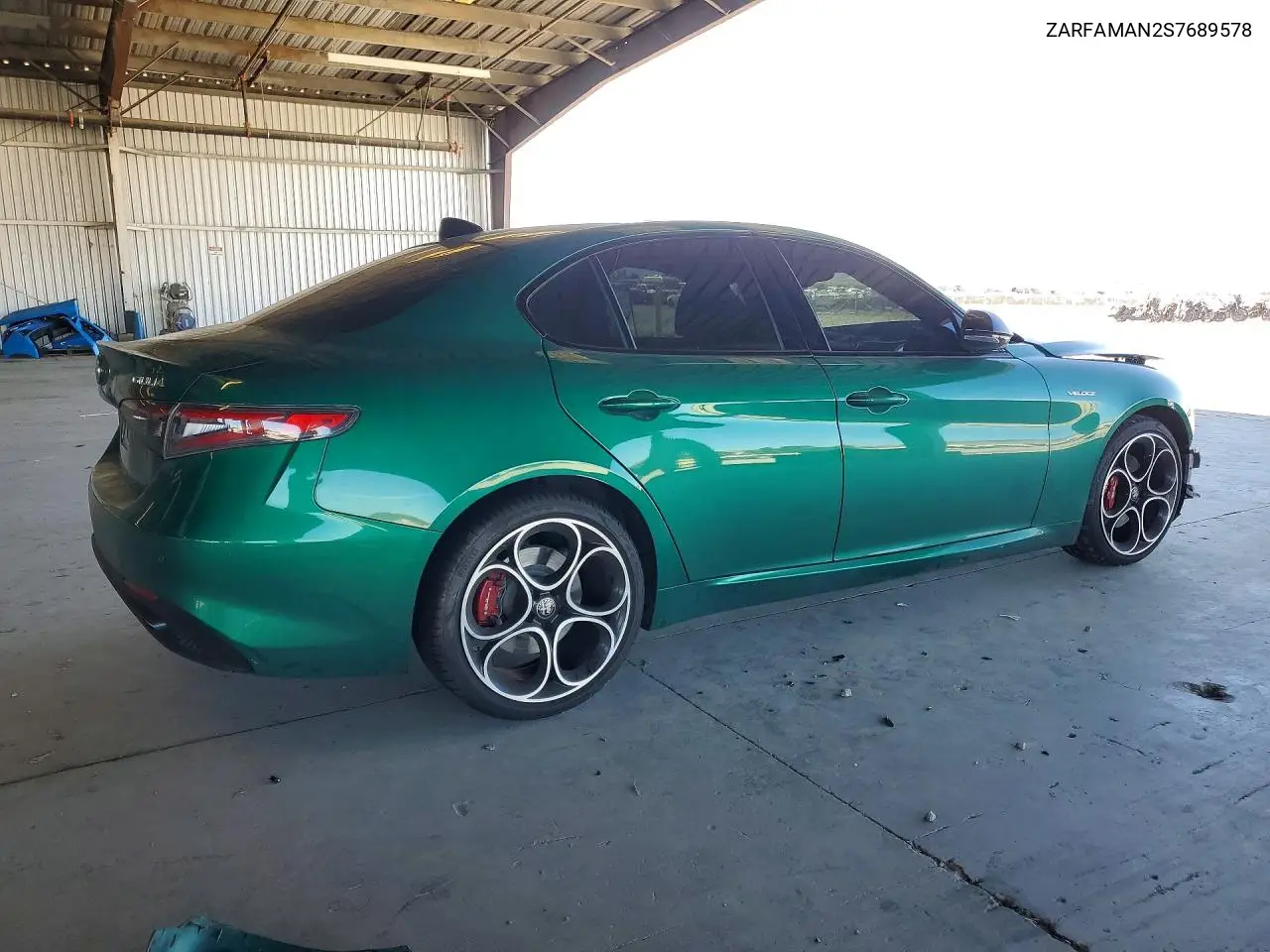 2025 Alfa Romeo Giulia Base VIN: ZARFAMAN2S7689578 Lot: 59694526