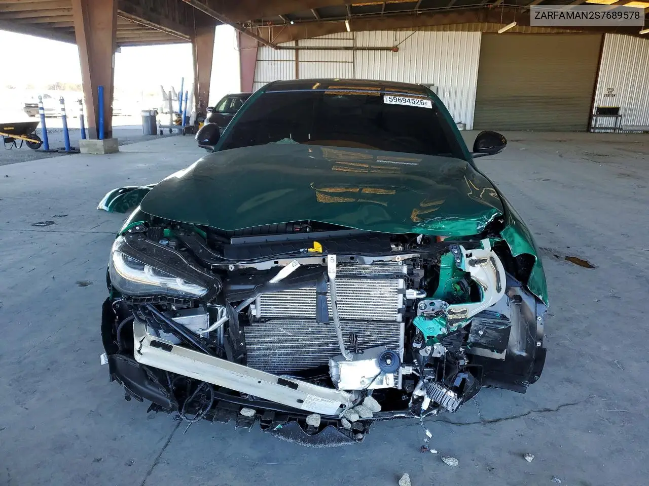 2025 Alfa Romeo Giulia Base VIN: ZARFAMAN2S7689578 Lot: 59694526