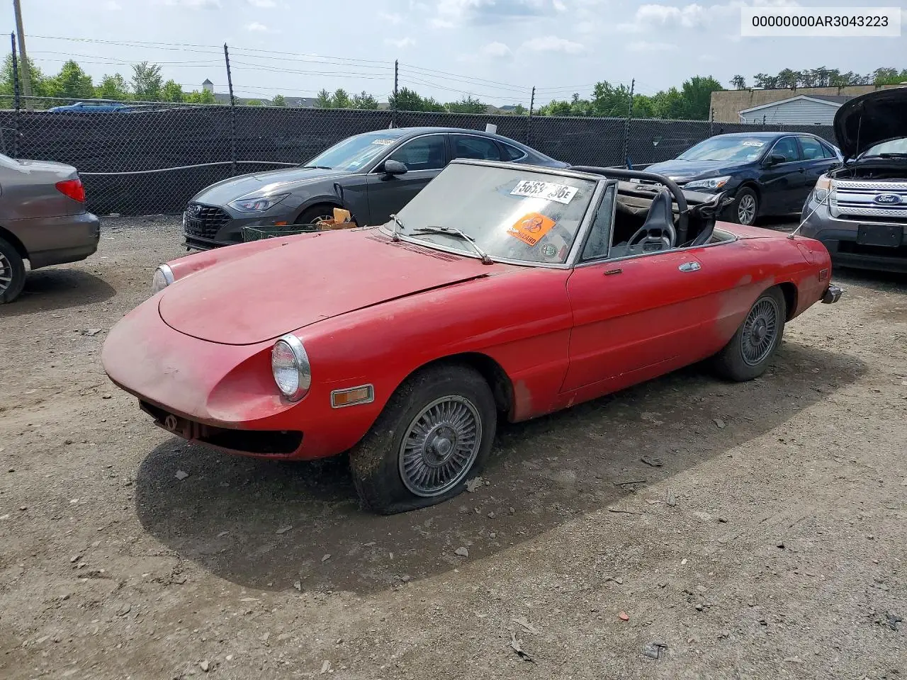 1974 Alfa Romeo Spider Veloce VIN: 00000000AR3043223 Lot: 56634696