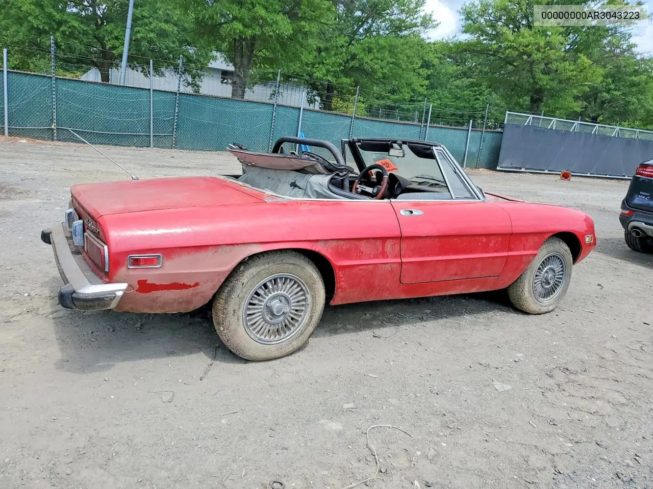 1974 Alfa Romeo Spider Veloce VIN: 00000000AR3043223 Lot: 56634696
