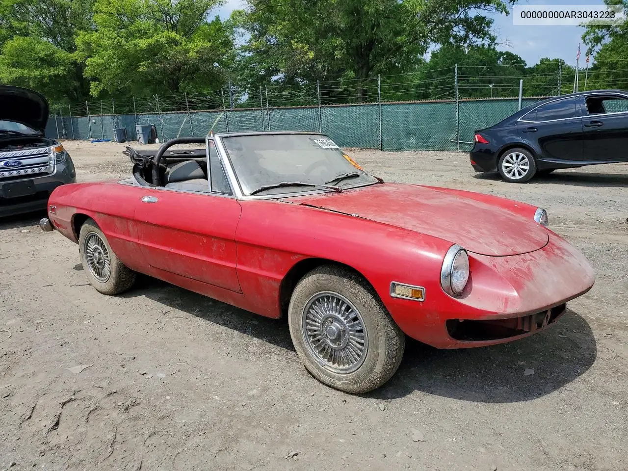 1974 Alfa Romeo Spider Veloce VIN: 00000000AR3043223 Lot: 56634696