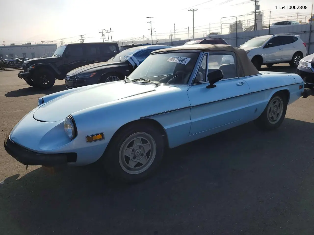 1978 Alfa Romeo Spider VIN: 115410002808 Lot: 60789446