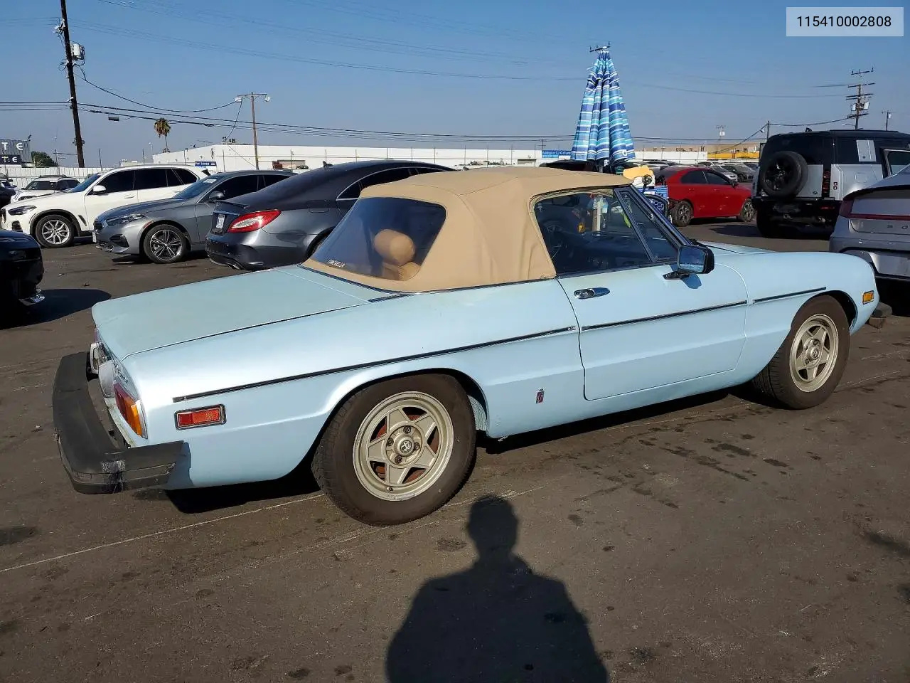 1978 Alfa Romeo Spider VIN: 115410002808 Lot: 60789446