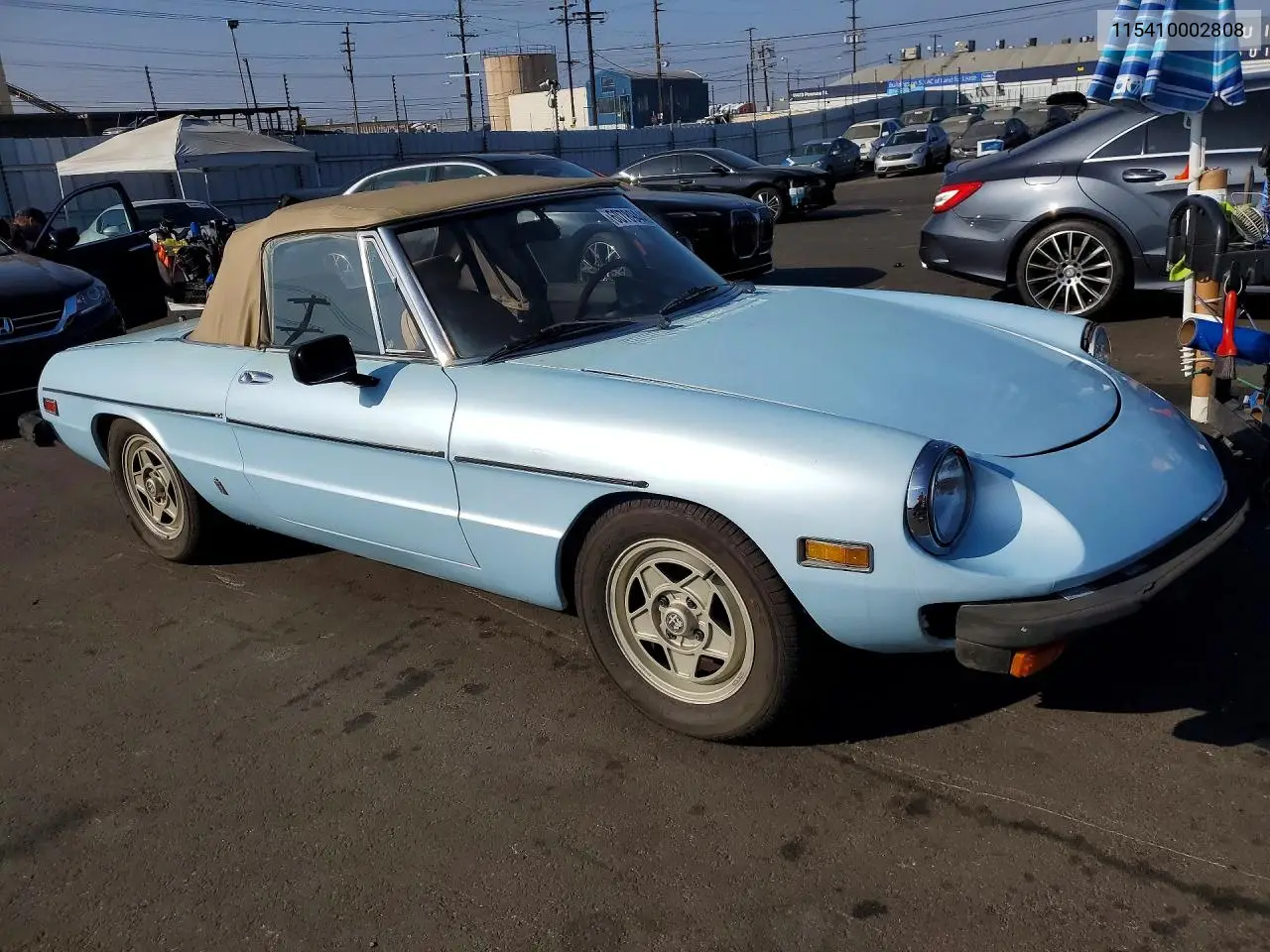 1978 Alfa Romeo Spider VIN: 115410002808 Lot: 60789446
