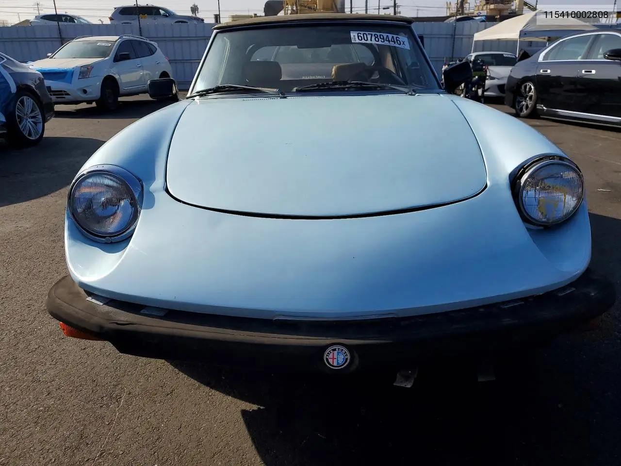 1978 Alfa Romeo Spider VIN: 115410002808 Lot: 60789446