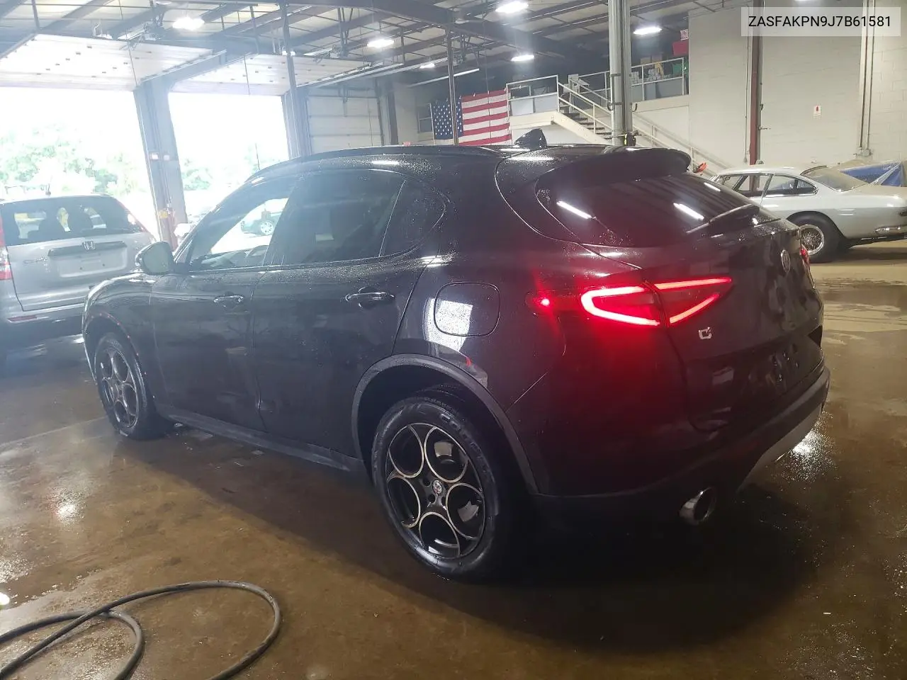 2018 Alfa Romeo Stelvio Sport VIN: ZASFAKPN9J7B61581 Lot: 46641896