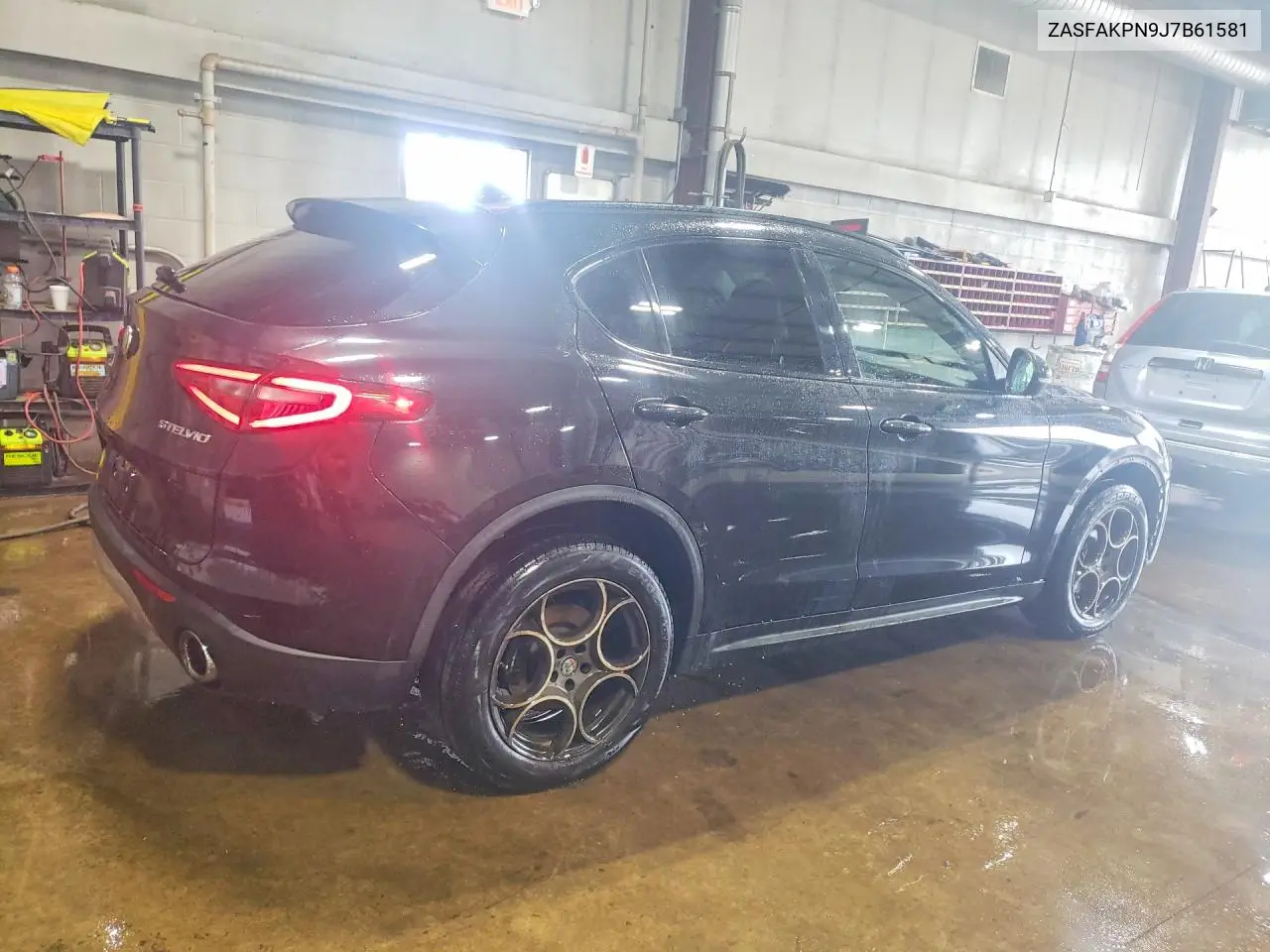2018 Alfa Romeo Stelvio Sport VIN: ZASFAKPN9J7B61581 Lot: 46641896