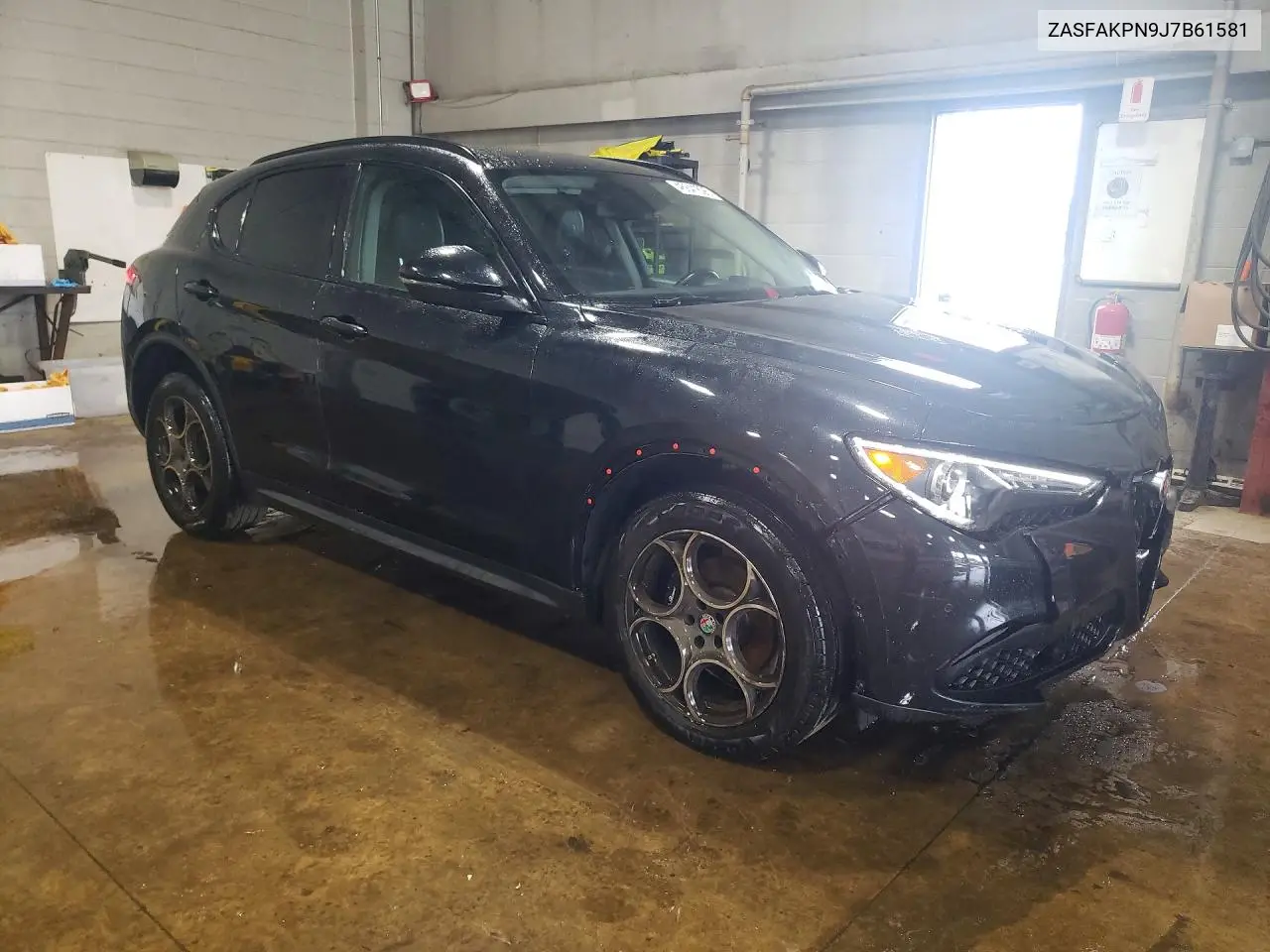 2018 Alfa Romeo Stelvio Sport VIN: ZASFAKPN9J7B61581 Lot: 46641896