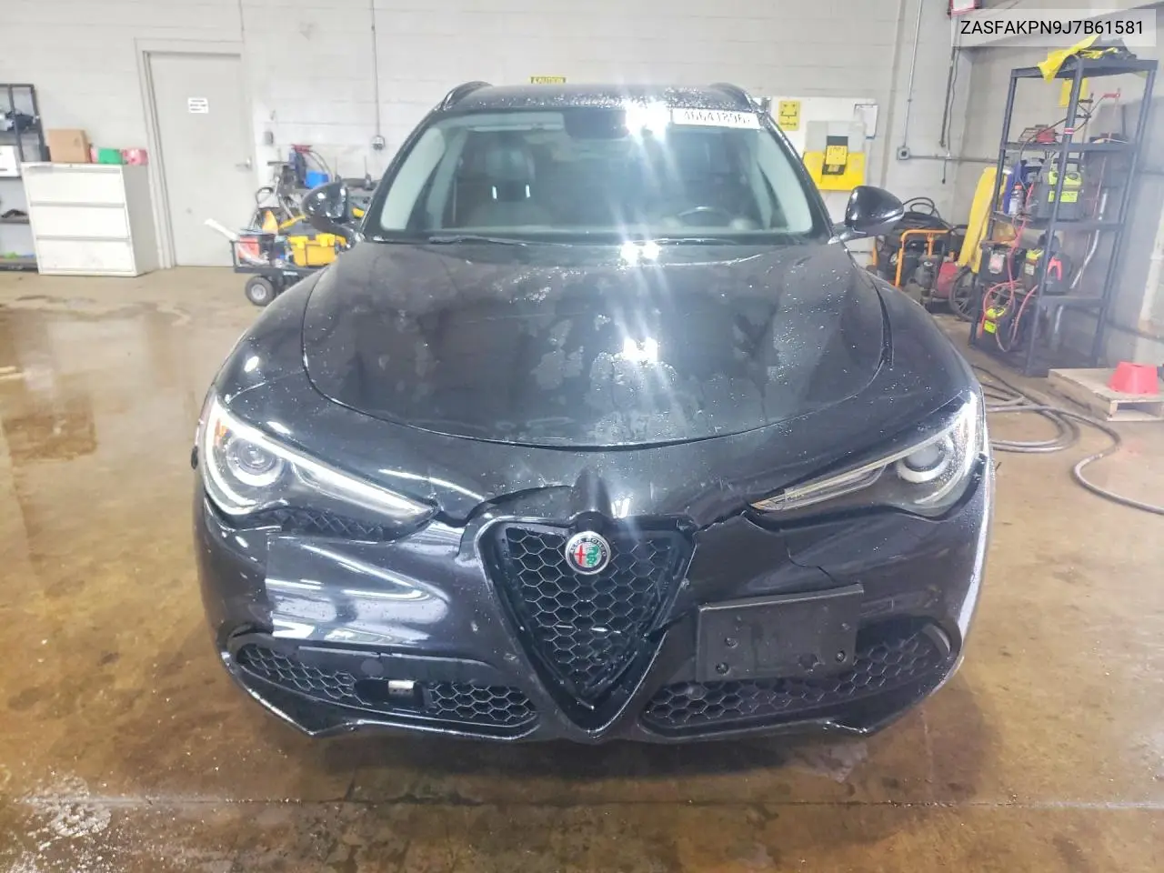 2018 Alfa Romeo Stelvio Sport VIN: ZASFAKPN9J7B61581 Lot: 46641896
