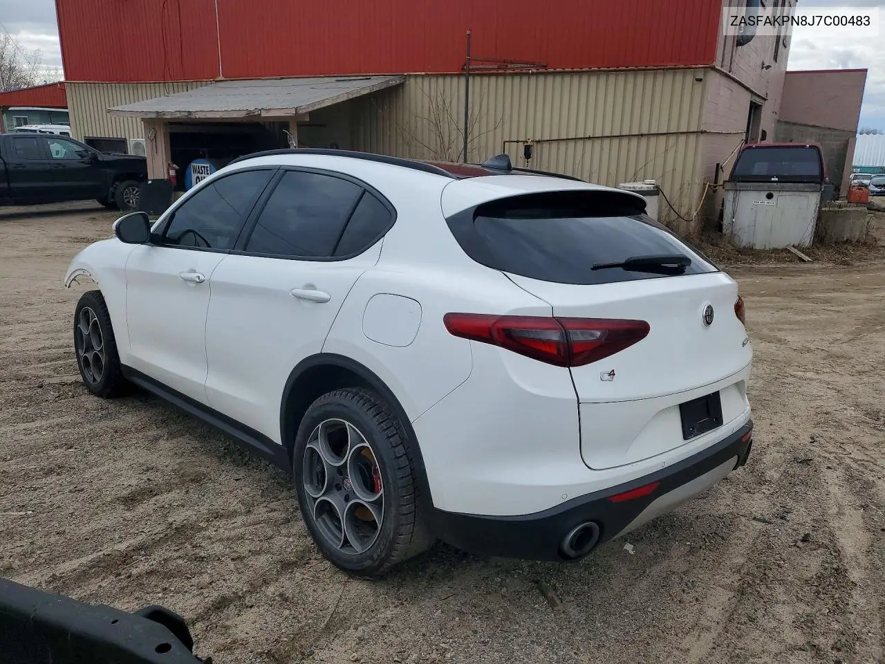2018 Alfa Romeo Stelvio Sport VIN: ZASFAKPN8J7C00483 Lot: 49170856