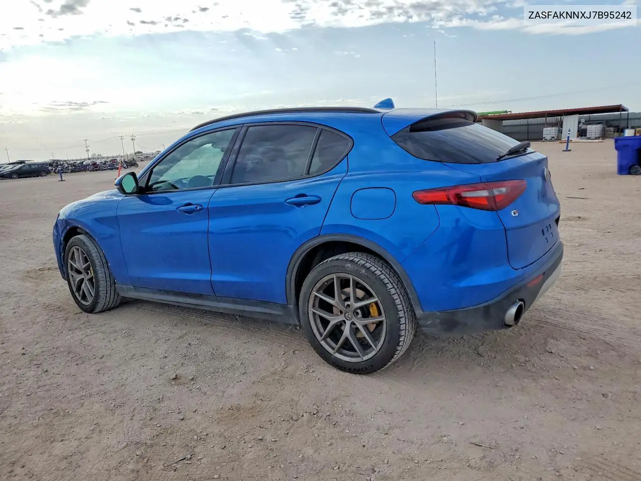 2018 Alfa Romeo Stelvio Ti Sport VIN: ZASFAKNNXJ7B95242 Lot: 49677096
