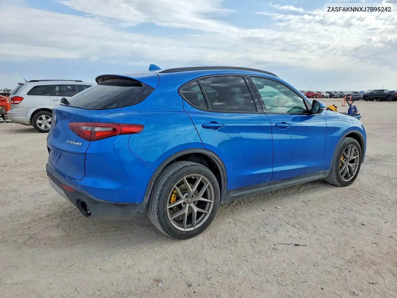 2018 Alfa Romeo Stelvio Ti Sport VIN: ZASFAKNNXJ7B95242 Lot: 49677096