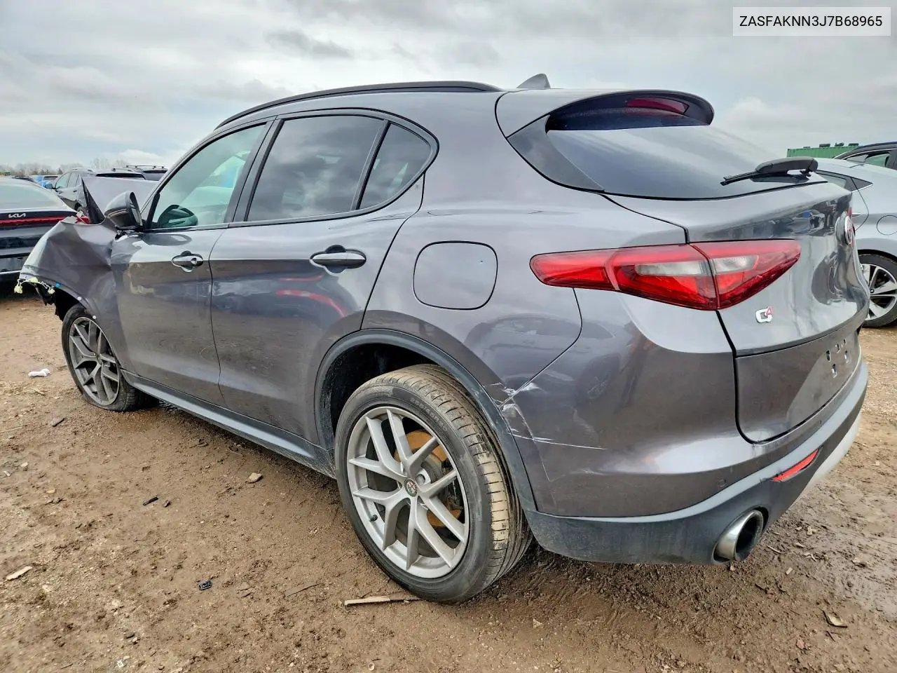 2018 Alfa Romeo Stelvio Ti Sport VIN: ZASFAKNN3J7B68965 Lot: 49849156