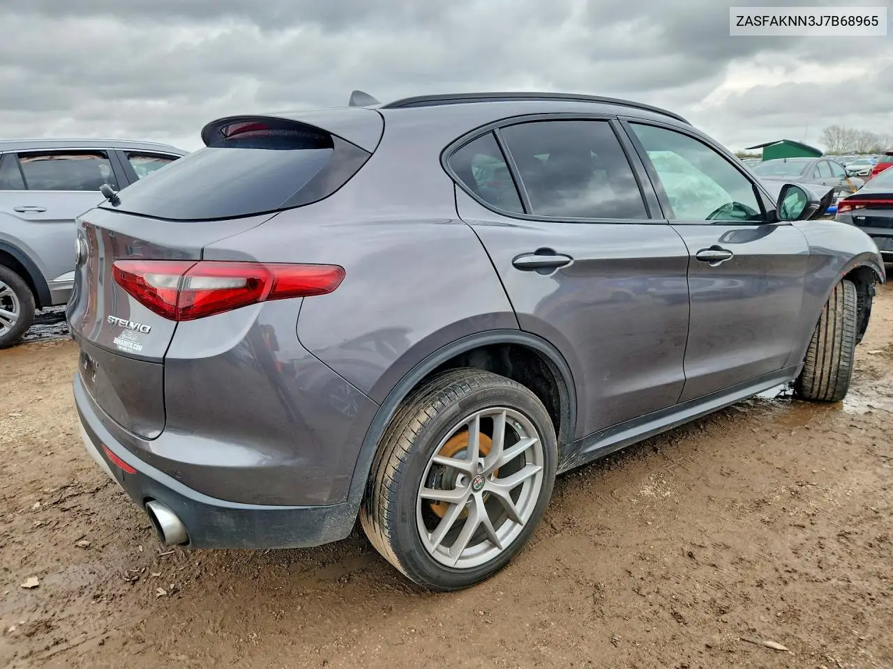 2018 Alfa Romeo Stelvio Ti Sport VIN: ZASFAKNN3J7B68965 Lot: 49849156