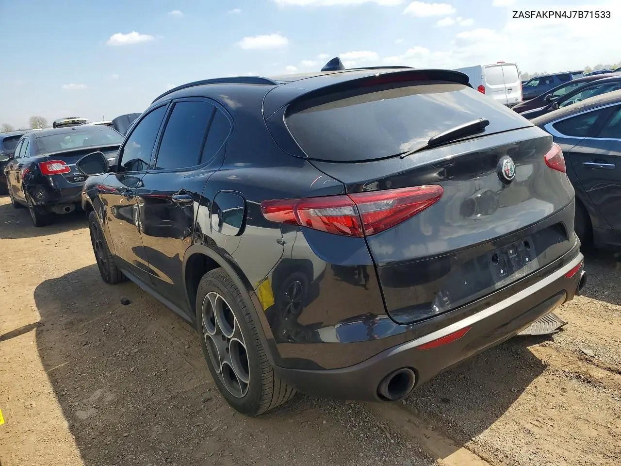 2018 Alfa Romeo Stelvio Sport VIN: ZASFAKPN4J7B71533 Lot: 50241316