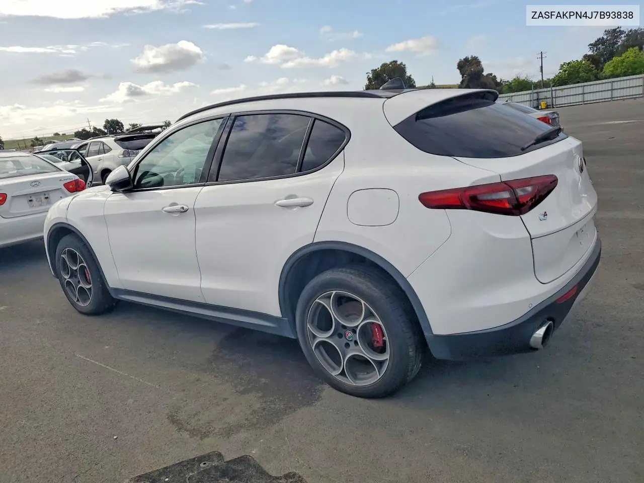 2018 Alfa Romeo Stelvio Sport VIN: ZASFAKPN4J7B93838 Lot: 50701156