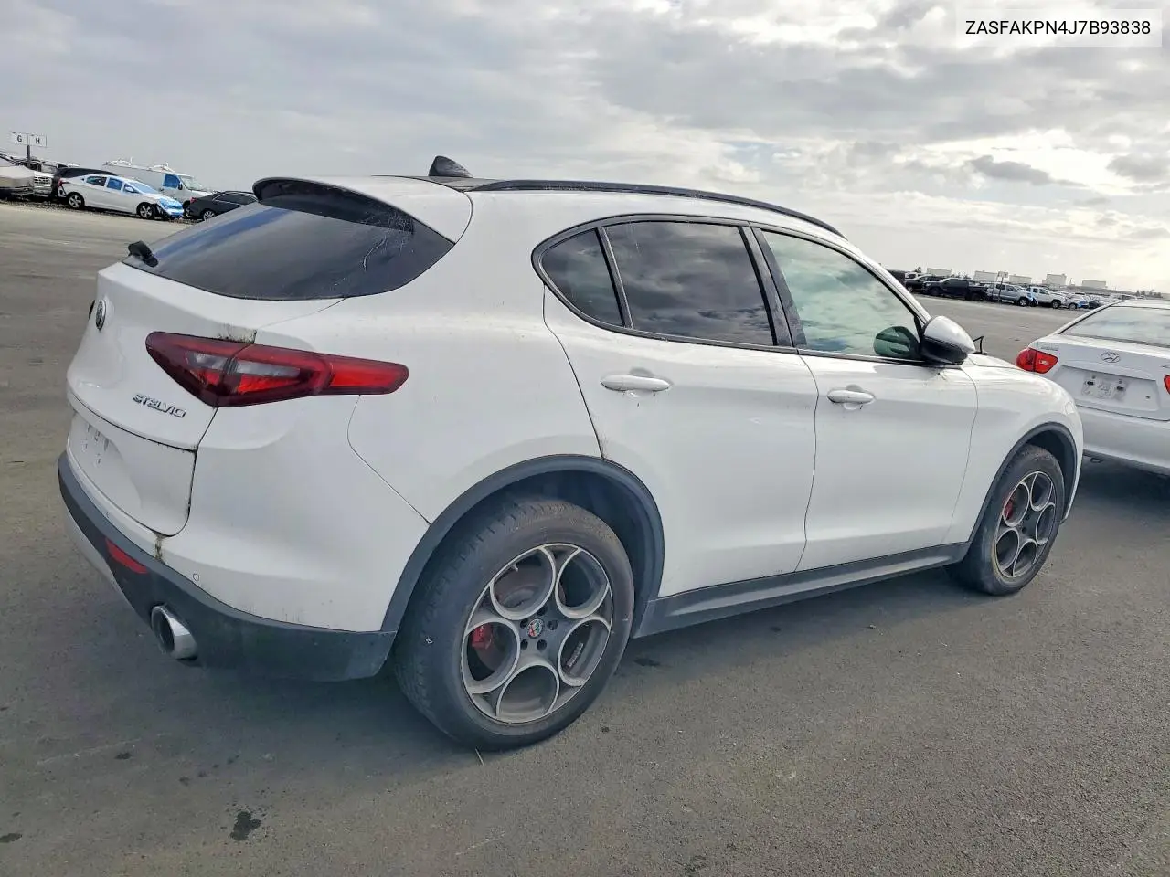 2018 Alfa Romeo Stelvio Sport VIN: ZASFAKPN4J7B93838 Lot: 50701156