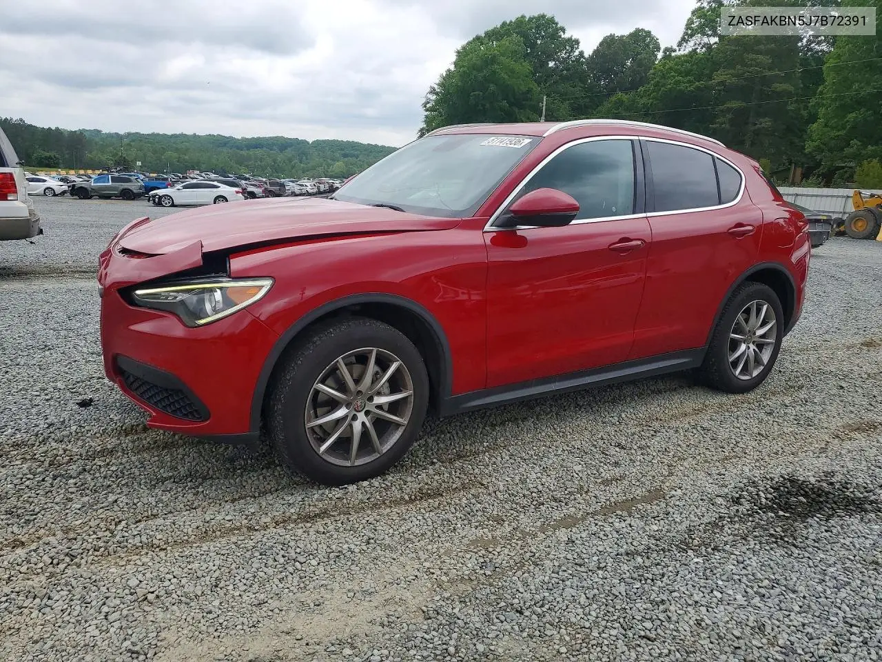 2018 Alfa Romeo Stelvio Ti VIN: ZASFAKBN5J7B72391 Lot: 51141936