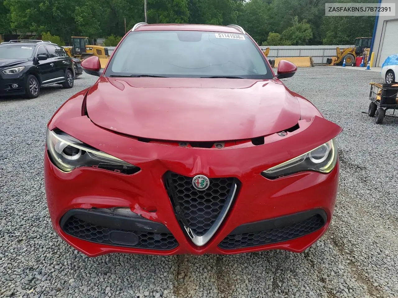 2018 Alfa Romeo Stelvio Ti VIN: ZASFAKBN5J7B72391 Lot: 51141936