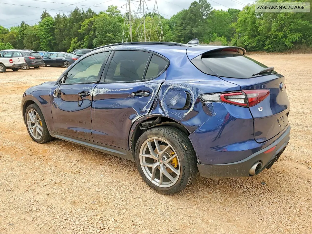 2018 Alfa Romeo Stelvio Ti Sport VIN: ZASFAKNN9J7C20681 Lot: 51535046