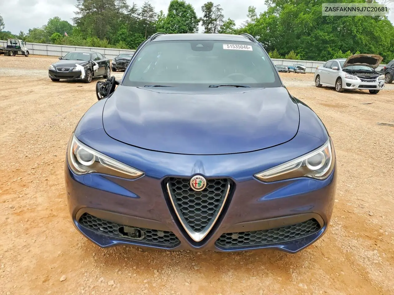 2018 Alfa Romeo Stelvio Ti Sport VIN: ZASFAKNN9J7C20681 Lot: 51535046