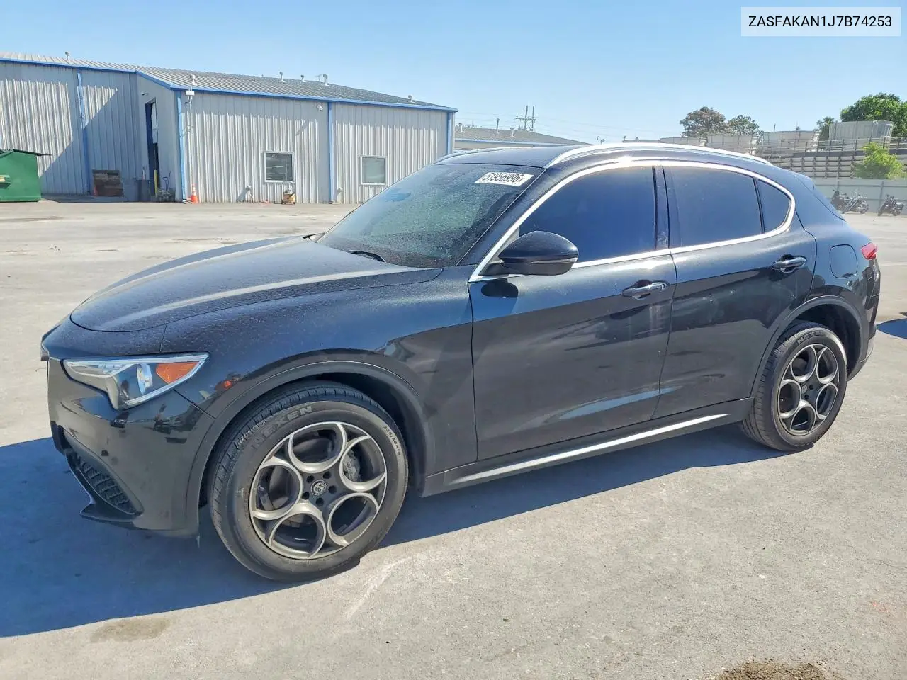2018 Alfa Romeo Stelvio VIN: ZASFAKAN1J7B74253 Lot: 51956996
