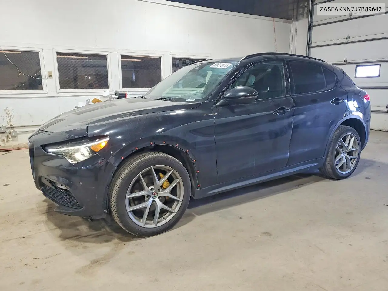 2018 Alfa Romeo Stelvio Ti Sport VIN: ZASFAKNN7J7B89642 Lot: 52587976