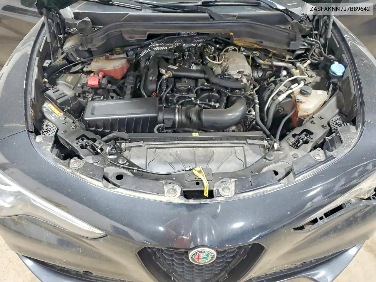 2018 Alfa Romeo Stelvio Ti Sport VIN: ZASFAKNN7J7B89642 Lot: 52587976