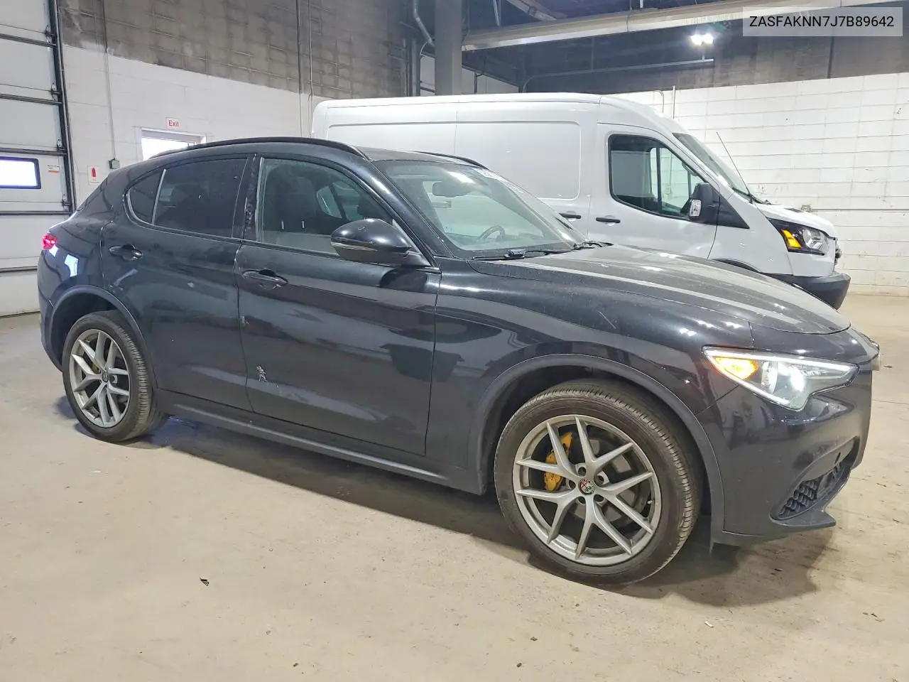 2018 Alfa Romeo Stelvio Ti Sport VIN: ZASFAKNN7J7B89642 Lot: 52587976