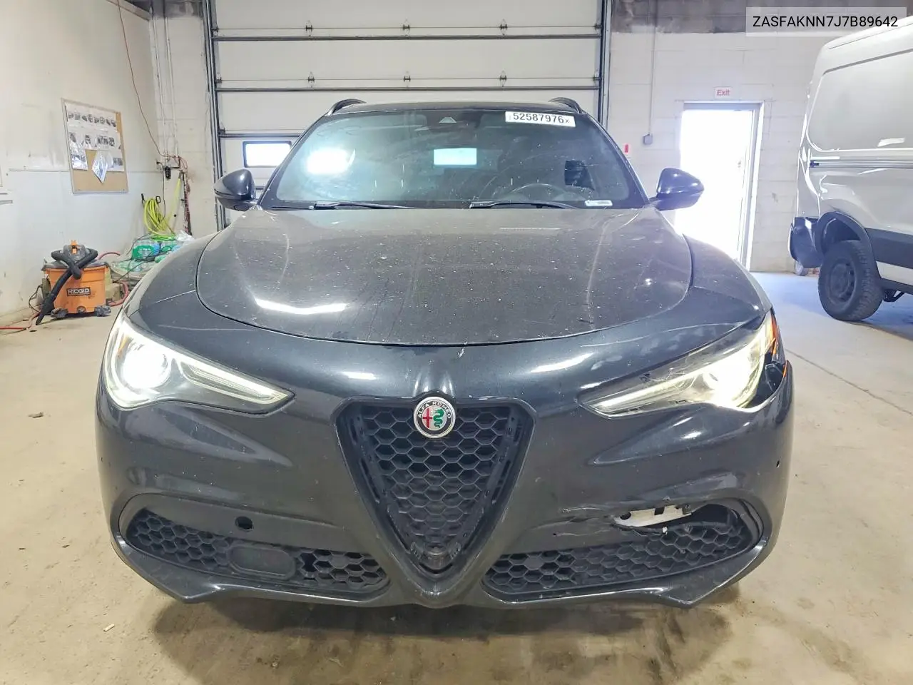 2018 Alfa Romeo Stelvio Ti Sport VIN: ZASFAKNN7J7B89642 Lot: 52587976