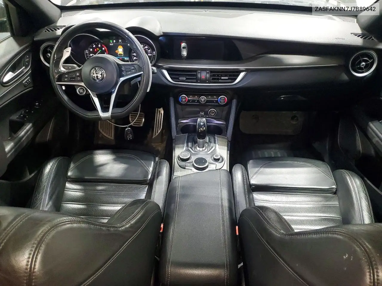 2018 Alfa Romeo Stelvio Ti Sport VIN: ZASFAKNN7J7B89642 Lot: 52587976