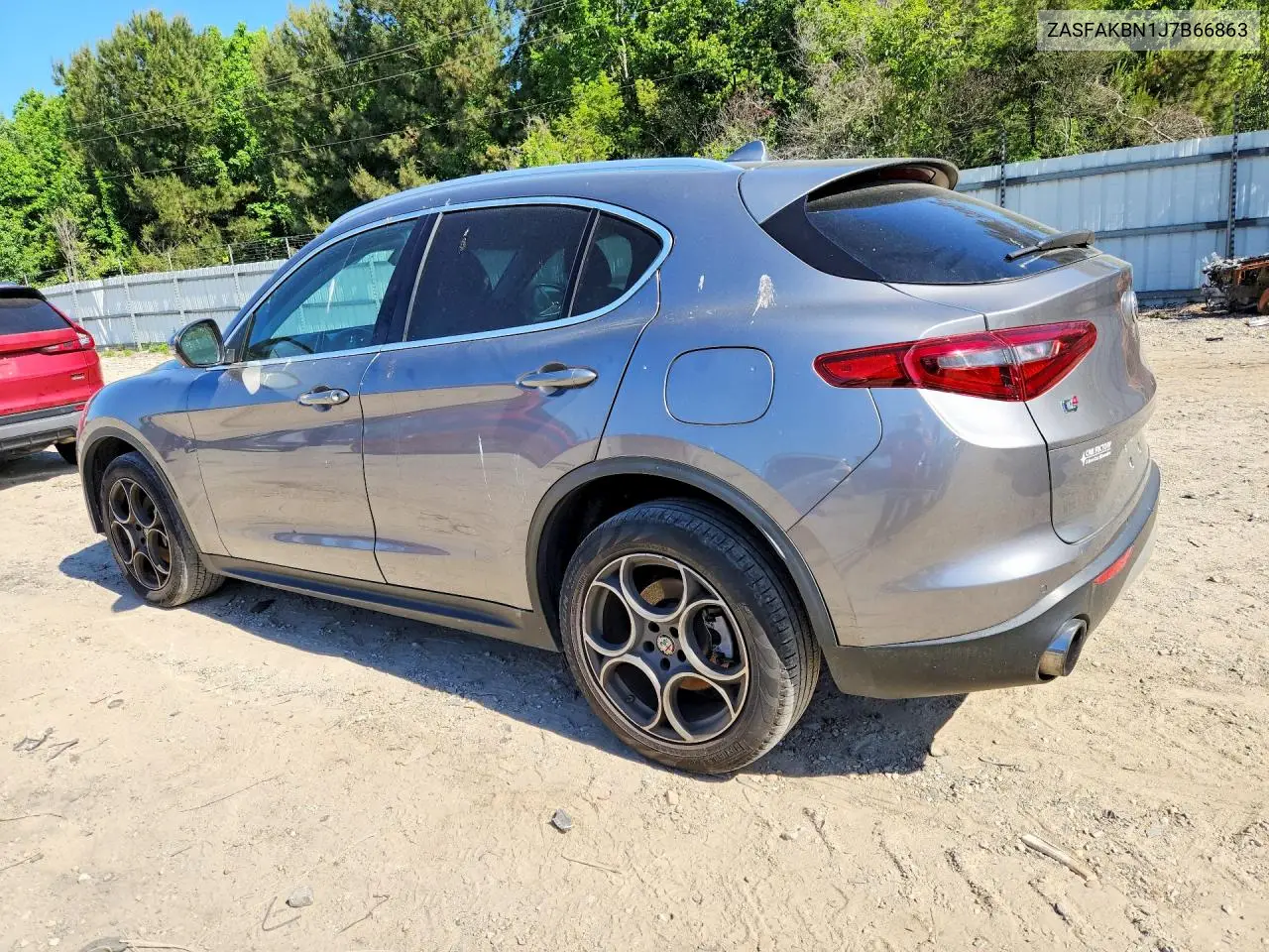 2018 Alfa Romeo Stelvio Ti VIN: ZASFAKBN1J7B66863 Lot: 52925836