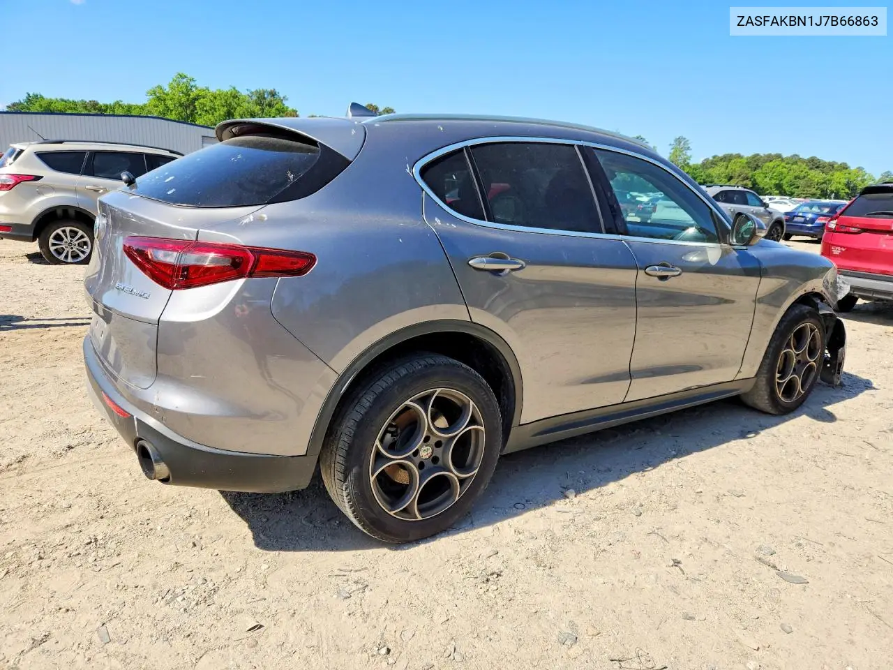2018 Alfa Romeo Stelvio Ti VIN: ZASFAKBN1J7B66863 Lot: 52925836